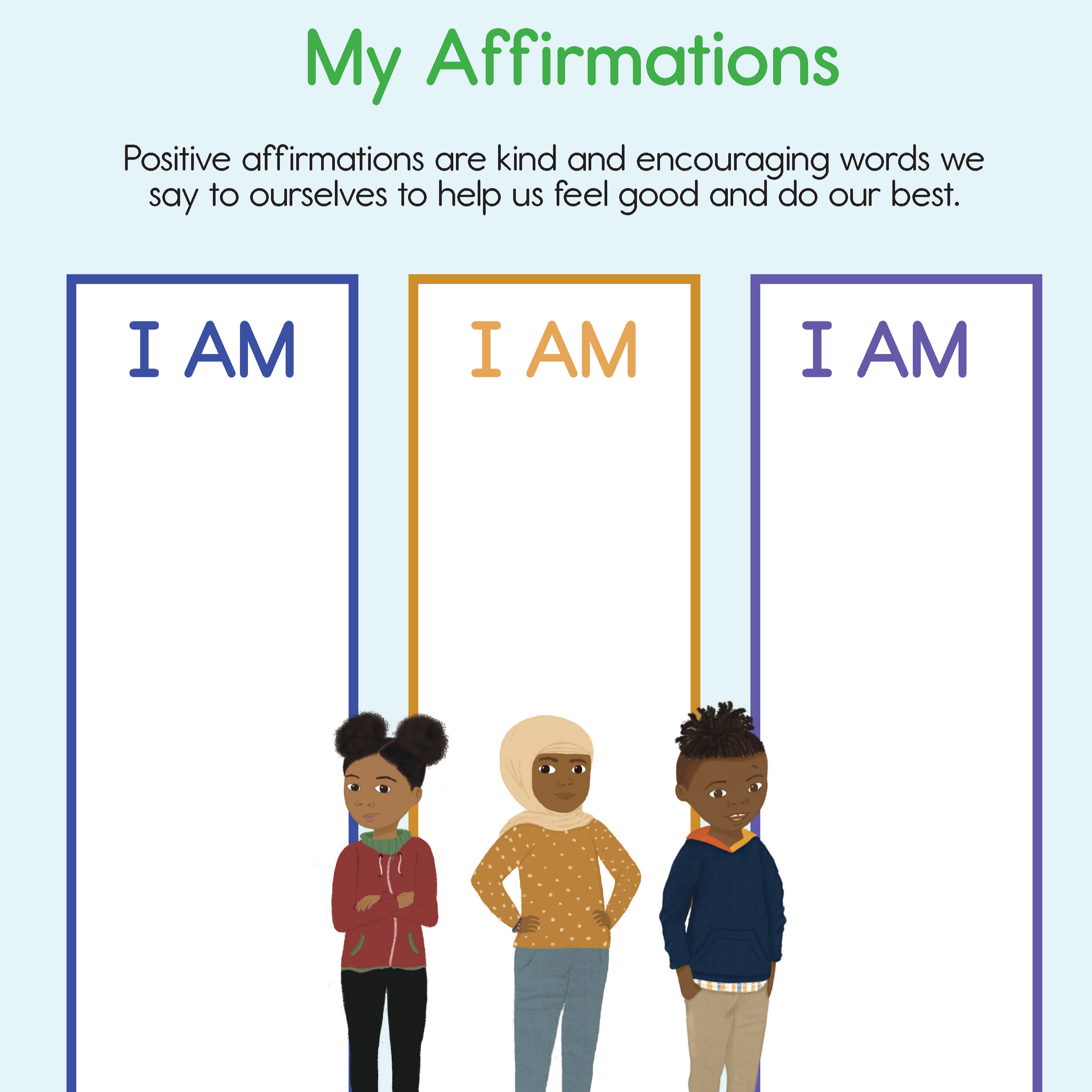 Positive Affirmation Worksheet